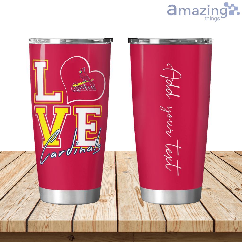 Personalized Love My St Louis Cardinals Tumbler 20oz image Personalized Love My St Louis Cardinals Tumbler 20oz Product Photo 1