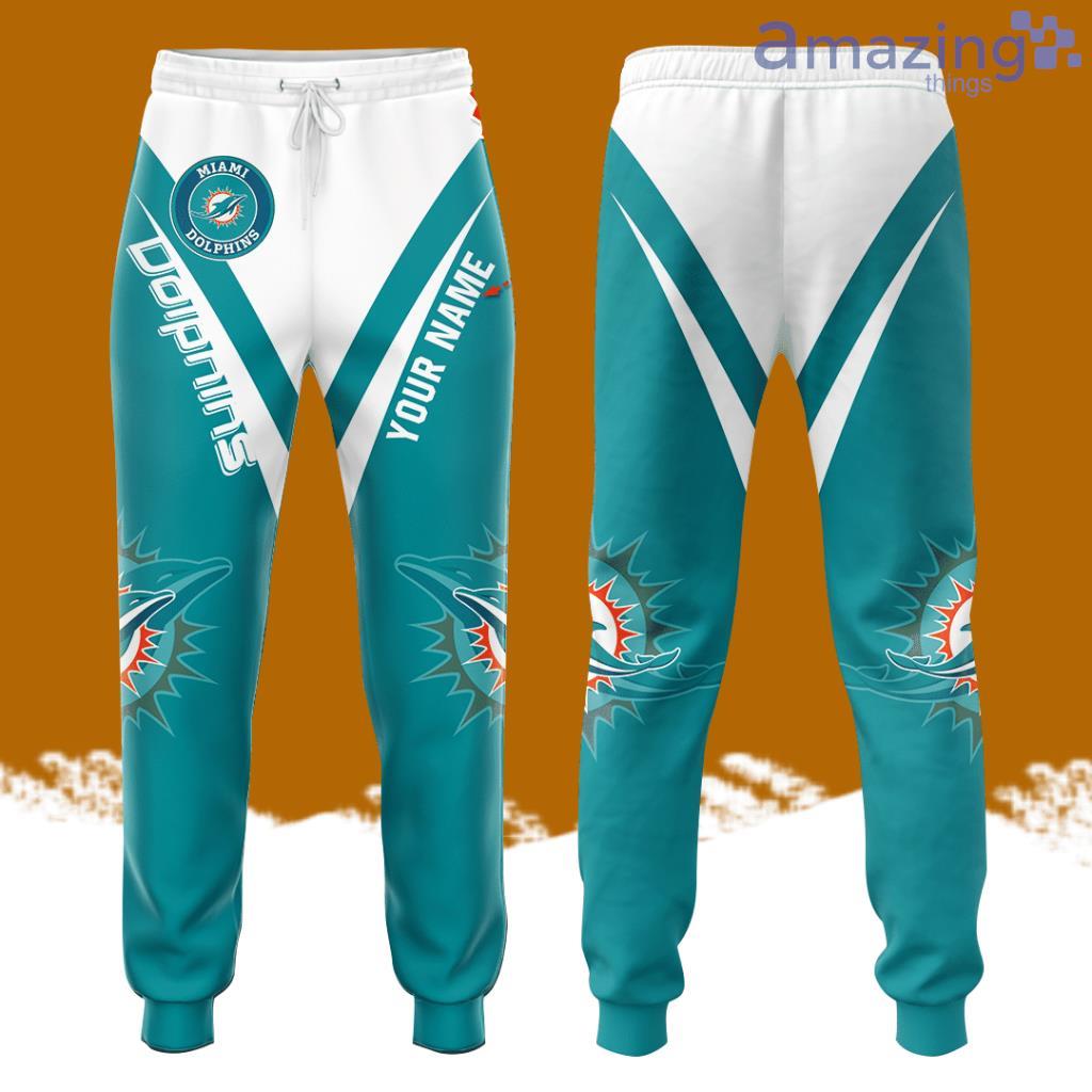 Personalized Miami Dolphins Professional Football Team Dolphins All Over Print 3D Long Pants Blue image Personalized Miami Dolphins Professional Football Team Dolphins All Over Print 3D Long Pants Blue Product Photo 1