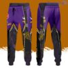 Personalized Minnesota Vikings All Over Print 3D Casual Unisex All Over Print 3D Long Pants Black Purple