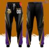 Personalized Minnesota Vikings Professional Football Team All Over Print 3D Long Pants Black