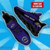 Personalized Name Baltimore Ravens NFL Max Soul Shoes Sneakers For Athletics Team