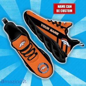 Personalized Name Denver Broncos NFL Max Soul Shoes Sneakers For Athletics Team Product Photo 1