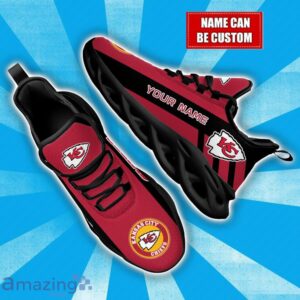 Personalized Name Kansas City Chiefs NFL Max Soul Shoes Sneakers For Athletics Team Product Photo 1