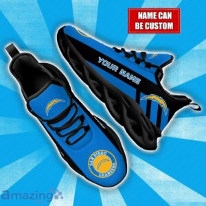 Personalized Name Los Angeles Chargers NFL Max Soul Shoes Sneakers For Athletics Team Product Photo 1