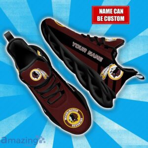 Personalized Name Washington Redskins NFL Max Soul Shoes Sneakers For Athletics Team Product Photo 1