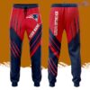 Personalized New England Patriots Claws All Over Print 3D Casual Unisex All Over Print 3D Long Pants Navy Red