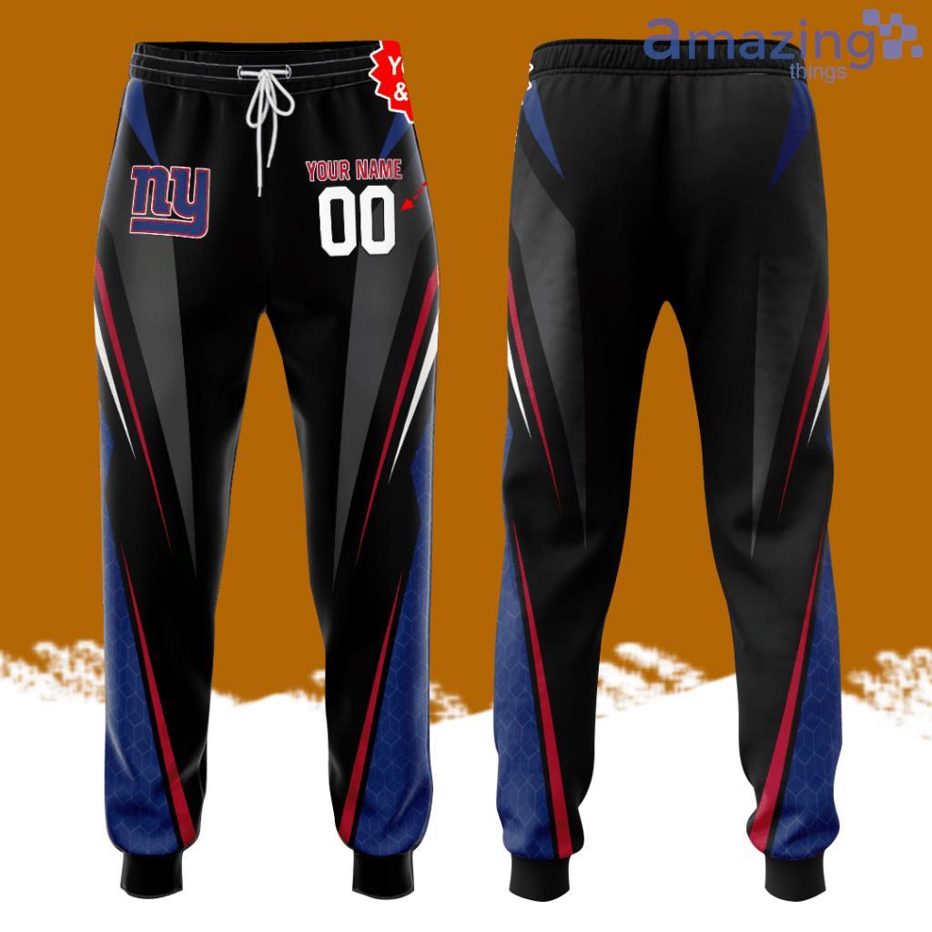 Personalized New York Giants All Over Print 3D Casual Unisex All Over Print 3D Long Pants Black Blue image Personalized New York Giants All Over Print 3D Casual Unisex All Over Print 3D Long Pants Black Blue Product Photo 1