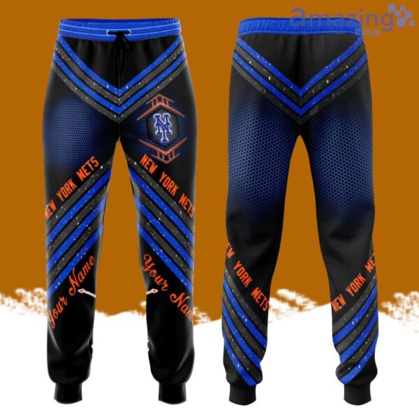 Personalized New York Mets Football Team All Over Print 3D Long Pants Product Photo 1