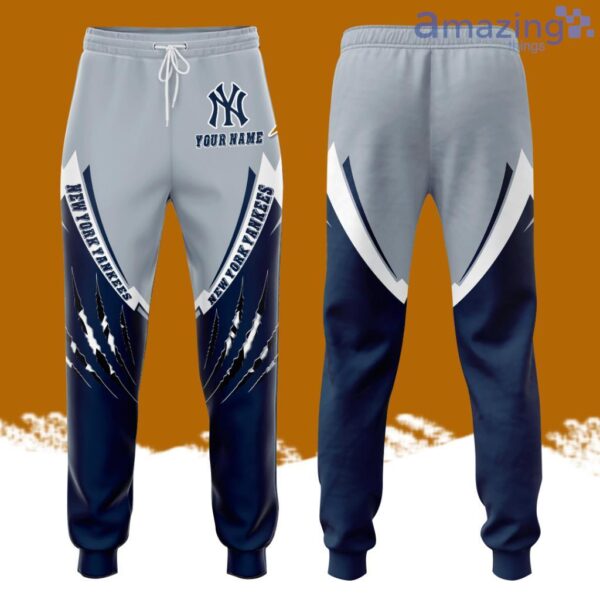 Personalized New York Yankees Baseball Team All Over Print 3D Long Pants Product Photo 1