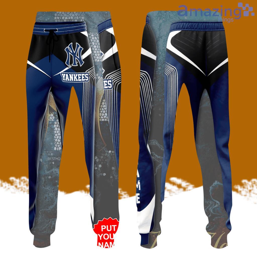 Personalized New York Yankees Stripes All Over Print 3D Casual Unisex All Over Print 3D Long Pants Navy image Personalized New York Yankees Stripes All Over Print 3D Casual Unisex All Over Print 3D Long Pants Navy Product Photo 1