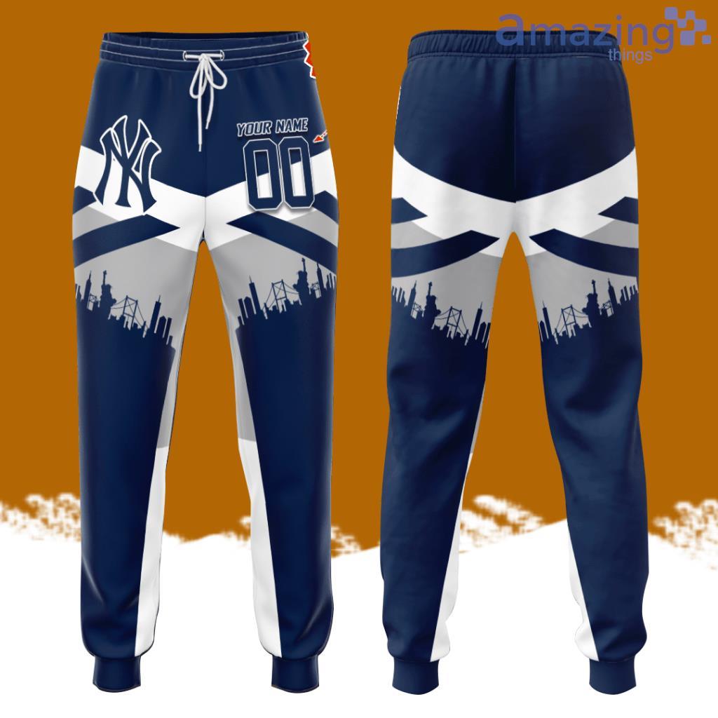 Personalized New York Yankees Team Professional Baseball Ny All Over Print 3D Long Pants Blue image Personalized New York Yankees Team Professional Baseball Ny All Over Print 3D Long Pants Blue Product Photo 1