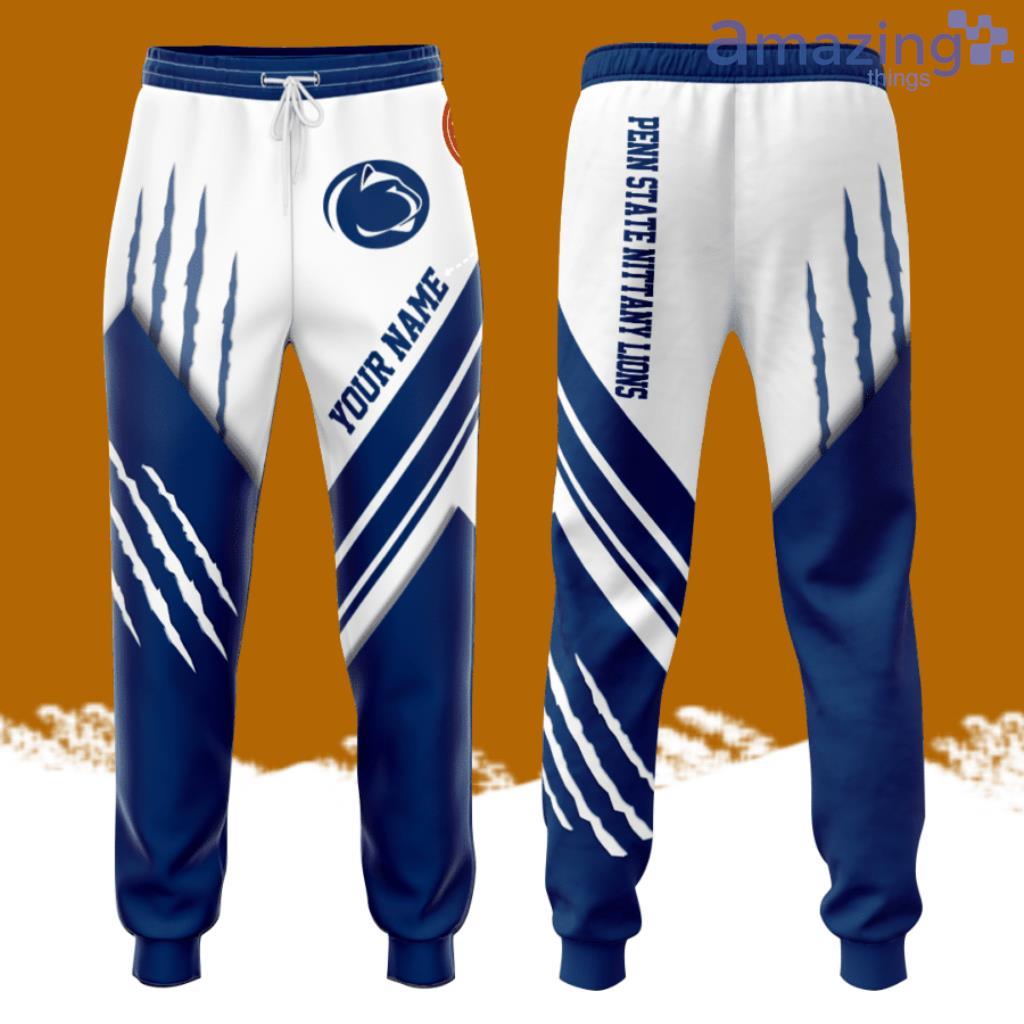 Personalized Penn State Nittany Lions Claws All Over Print 3D Casual Unisex All Over Print 3D Long Pants Navy White image Personalized Penn State Nittany Lions Claws All Over Print 3D Casual Unisex All Over Print 3D Long Pants Navy White Product Photo 1