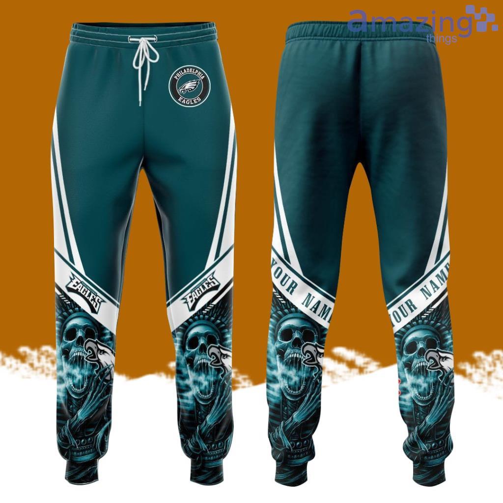 Personalized Philadelphia Eagles Skeleton All Over Print 3D Casual Unisex All Over Print 3D Long Pants Teal image Personalized Philadelphia Eagles Skeleton All Over Print 3D Casual Unisex All Over Print 3D Long Pants Teal Product Photo 1