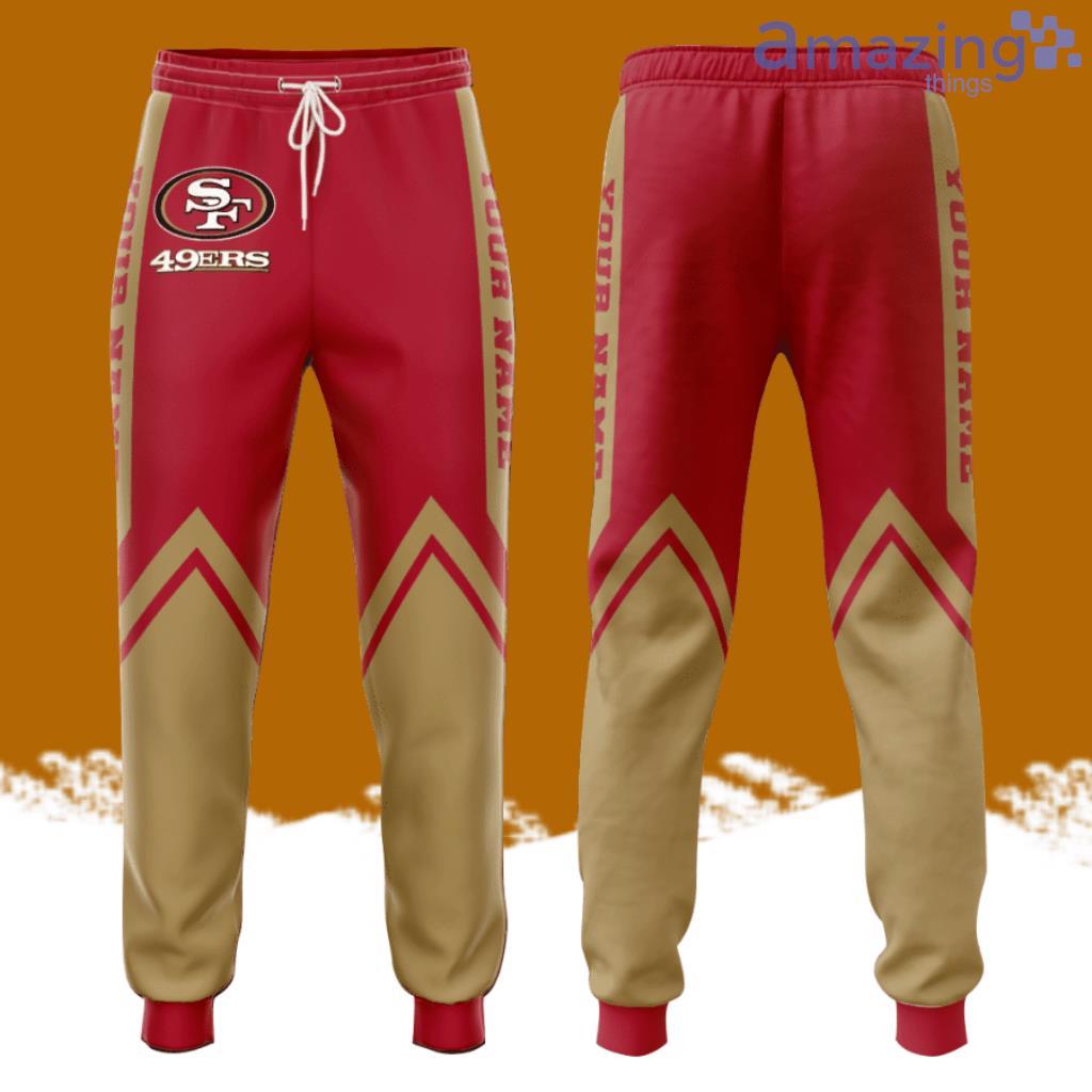 Personalized San Francisco 49ers All Over Print 3D Casual Unisex All Over Print 3D Long Pants Red Yellow image Personalized San Francisco 49ers All Over Print 3D Casual Unisex All Over Print 3D Long Pants Red Yellow Product Photo 1