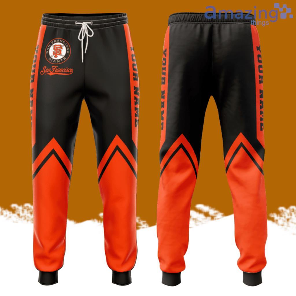 Personalized San Francisco Giants Unisex All Over Print 3D Long Pants Black Orange image Personalized San Francisco Giants Unisex All Over Print 3D Long Pants Black Orange Product Photo 1