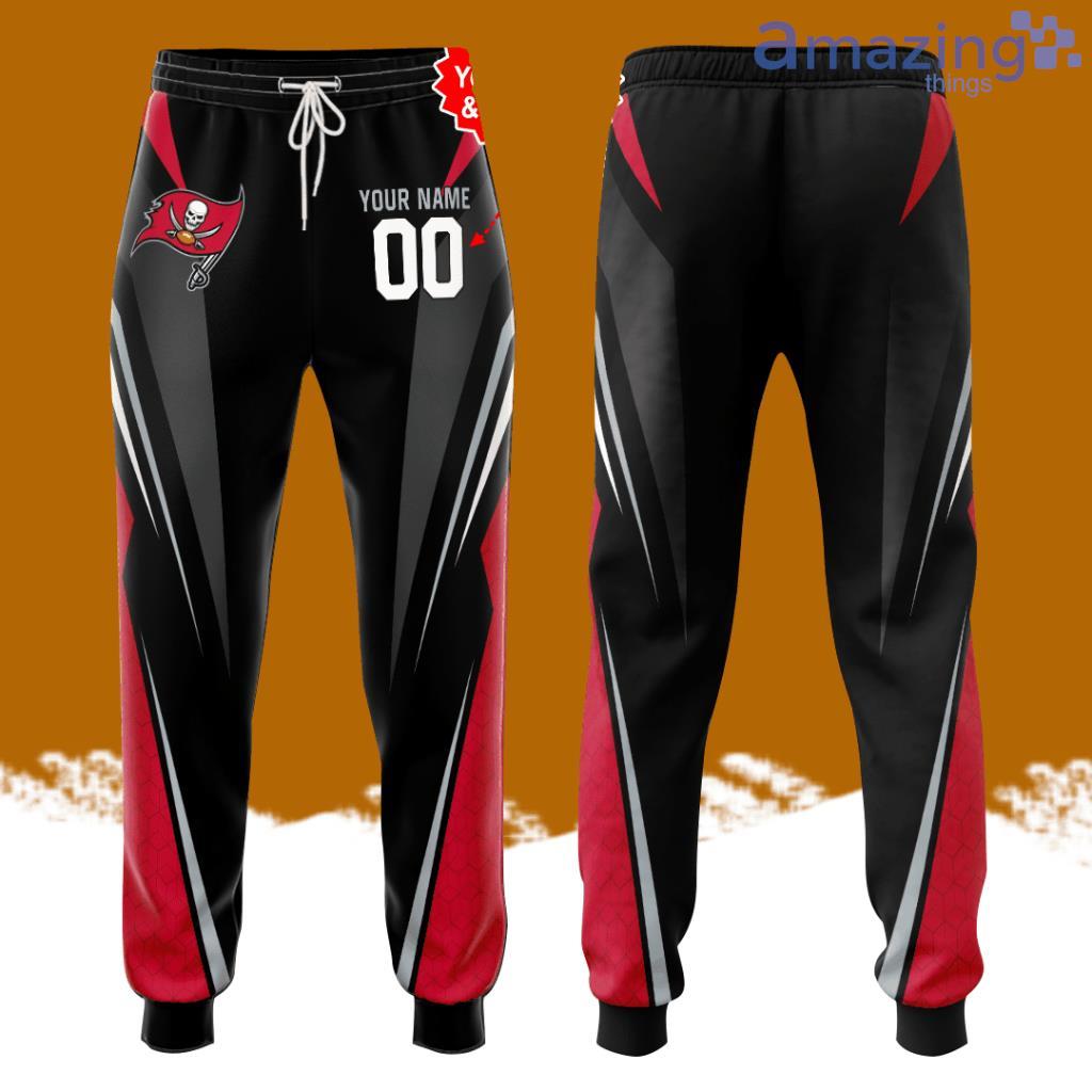 Personalized Tampa Bay Buccaneers Football Team All Over Print 3D Long Pants Black image Personalized Tampa Bay Buccaneers Football Team All Over Print 3D Long Pants Black Product Photo 1