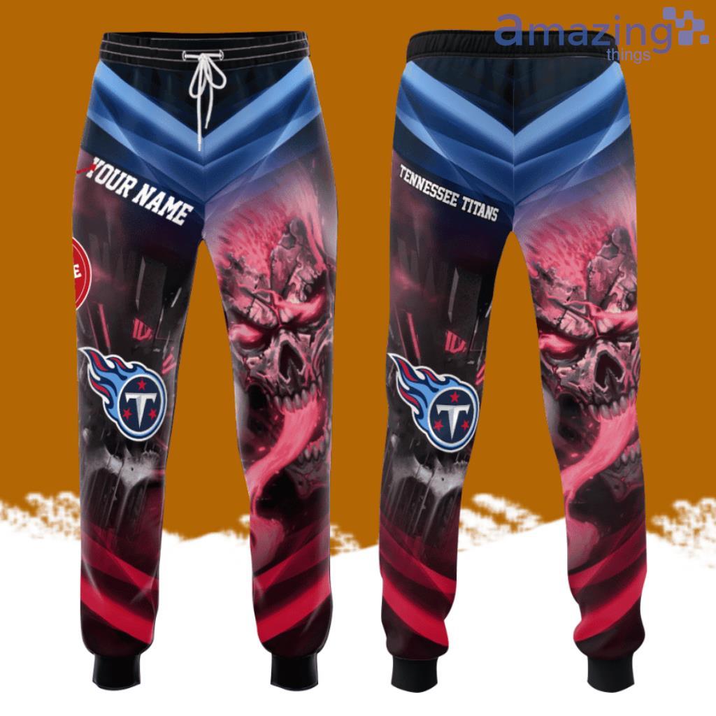 Personalized Tennessee Titans Football Team All Over Print 3D Long Pants Red image Personalized Tennessee Titans Football Team All Over Print 3D Long Pants Red Product Photo 1