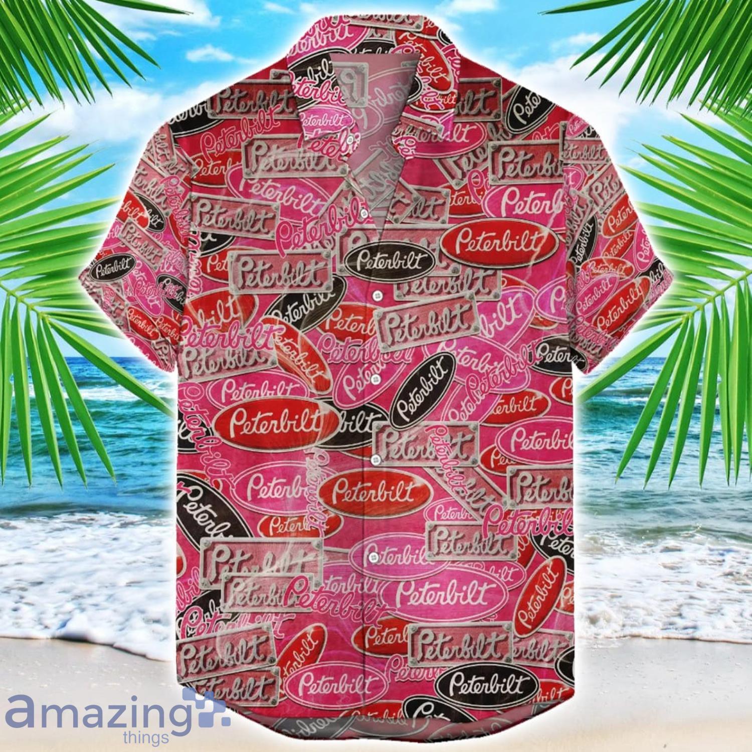Peterbilt 3D Printing Truck Logo Hawaiian Shirt For Men And Women image Peterbilt 3D Printing Truck Logo Hawaiian Shirt For Men And Women Product Photo 1