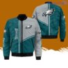 Philadelphia Eagles All-Over-Print Bomber Jacket Hot Style 3D Printing