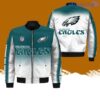 Philadelphia Eagles AOP Sleeve Pocket Bomber Jacket Hot Style 3D Printing