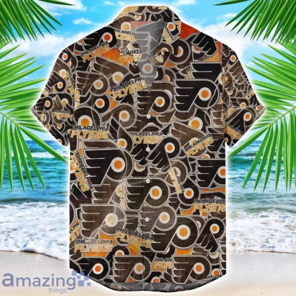 Philadelphia Flyers 3D Printing NHL Team Logo Hawaiian Shirt Unique Gift For Fans Product Photo 1