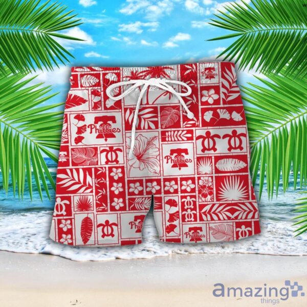 Philadelphia Phillies Beach Combo Hawaiian Shirt And Shorts For Fans Product Photo 2