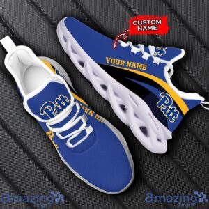 Pittsburgh Panthers NCAA Max Soul Shoes NCAA Team Lgo Sneakers Custom Name Gift For Fans Product Photo 1