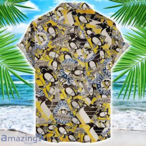 Pittsburgh Penguins 3D Printing NHL Team Logo Hawaiian Shirt Unique Gift For Fans Product Photo 2