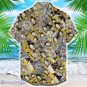 Pittsburgh Penguins 3D Printing NHL Team Logo Hawaiian Shirt Unique Gift For Fans Product Photo 1