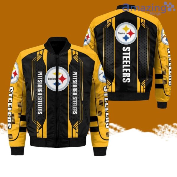 Pittsburgh Steelers 3D AOP Bomber Jacket Hot Style 3D Printing Product Photo 1