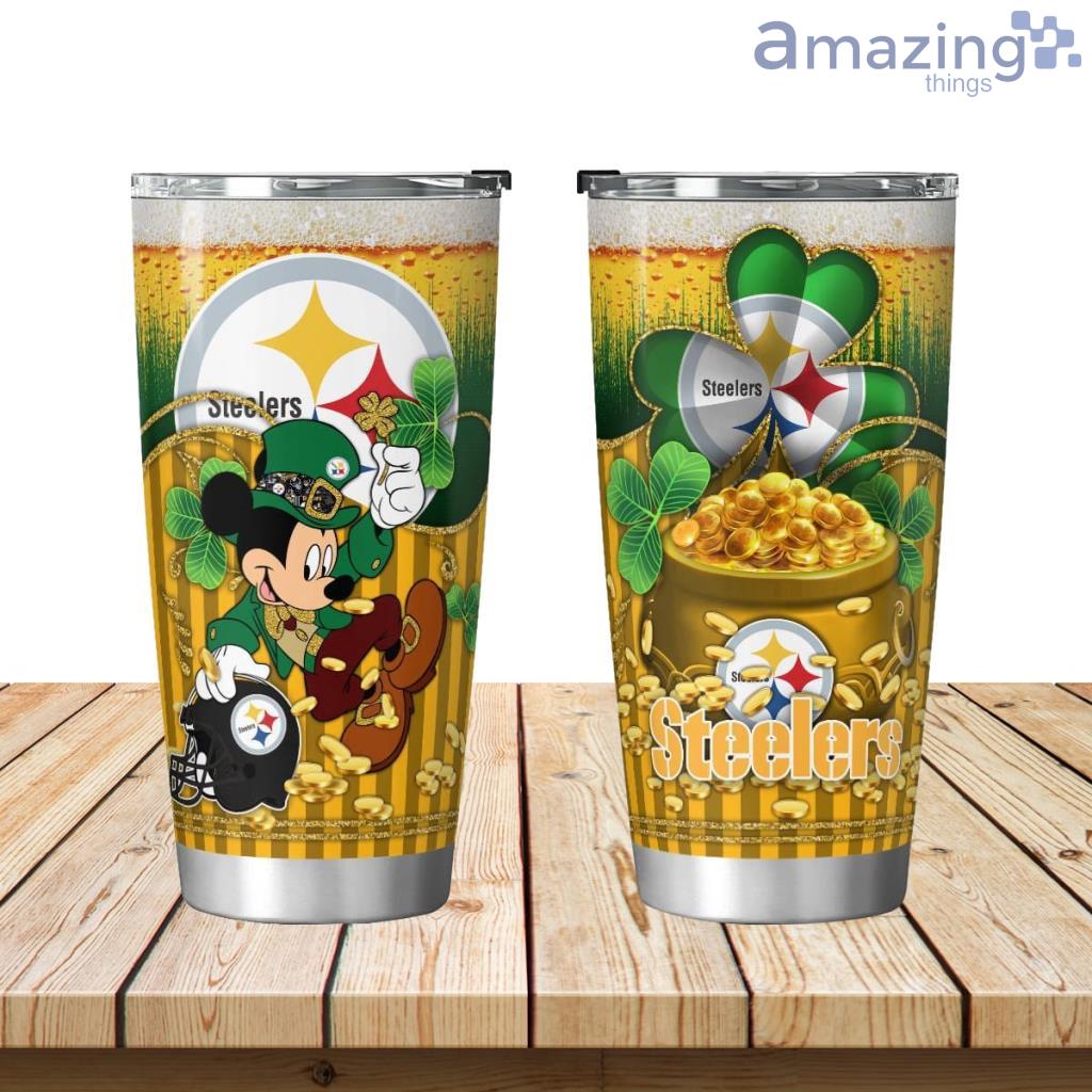 Pittsburgh Steelers St. Patrick's Day Tumbler 20oz Limited Edition image Pittsburgh Steelers St. Patrick's Day Tumbler 20oz Limited Edition