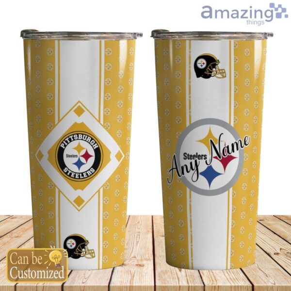 Pittsburgh Steelers Team Pattern Personalized 30oz Tumbler Product Photo 1