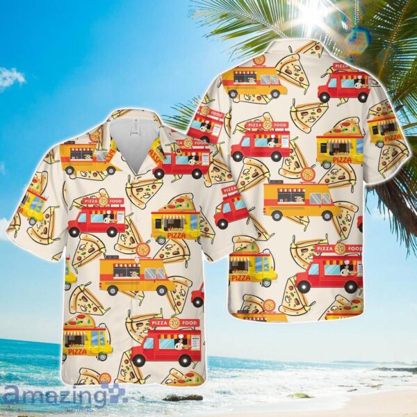 Pizza Food Truck Hawaiian Shirt 3D Print Product Photo 1