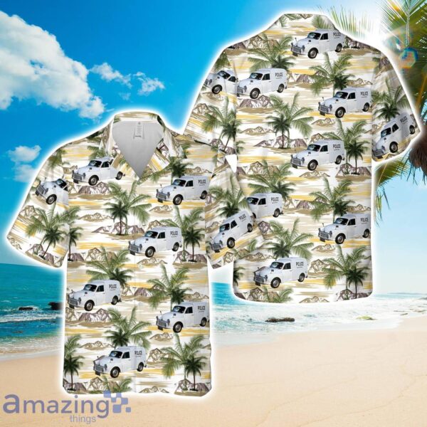 Police Morris Minor Van 3d Hawaiian Shirt Product Photo 1