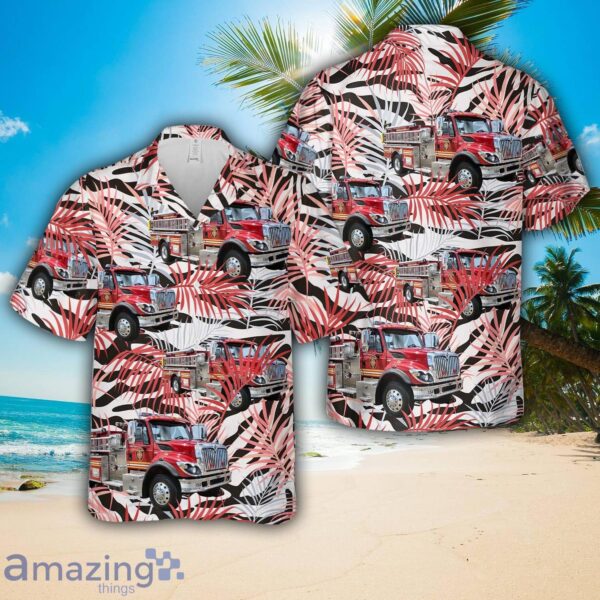 Puerto Rico Fire Department (Cuerpo de Bomberos de Puerto Rico) Hawaiian Shirt 3D Print Product Photo 1