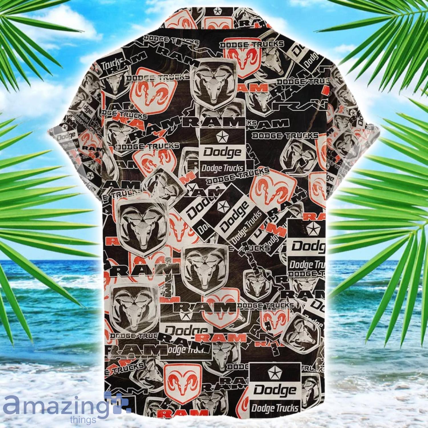 Ram Truck 3D Printing Truck Logo Hawaiian Shirt For Men And Women image Ram Truck 3D Printing Truck Logo Hawaiian Shirt For Men And Women Product Photo 2