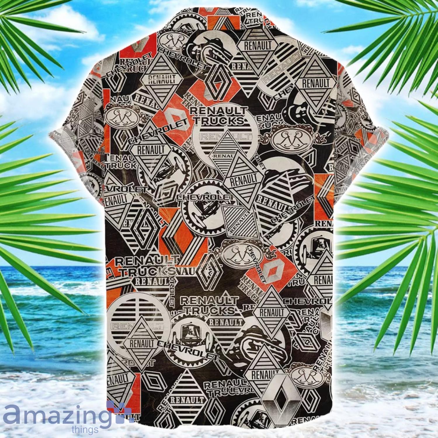 Renault Trucks 3D Printing Truck Logo Hawaiian Shirt For Men And Women image Renault Trucks 3D Printing Truck Logo Hawaiian Shirt For Men And Women Product Photo 2