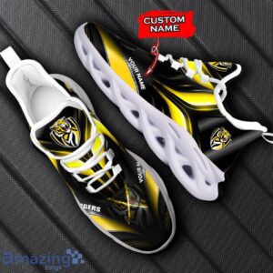 Richmond Tigers AFL Max Soul Shoes Personalized Name For Fans Product Photo 2