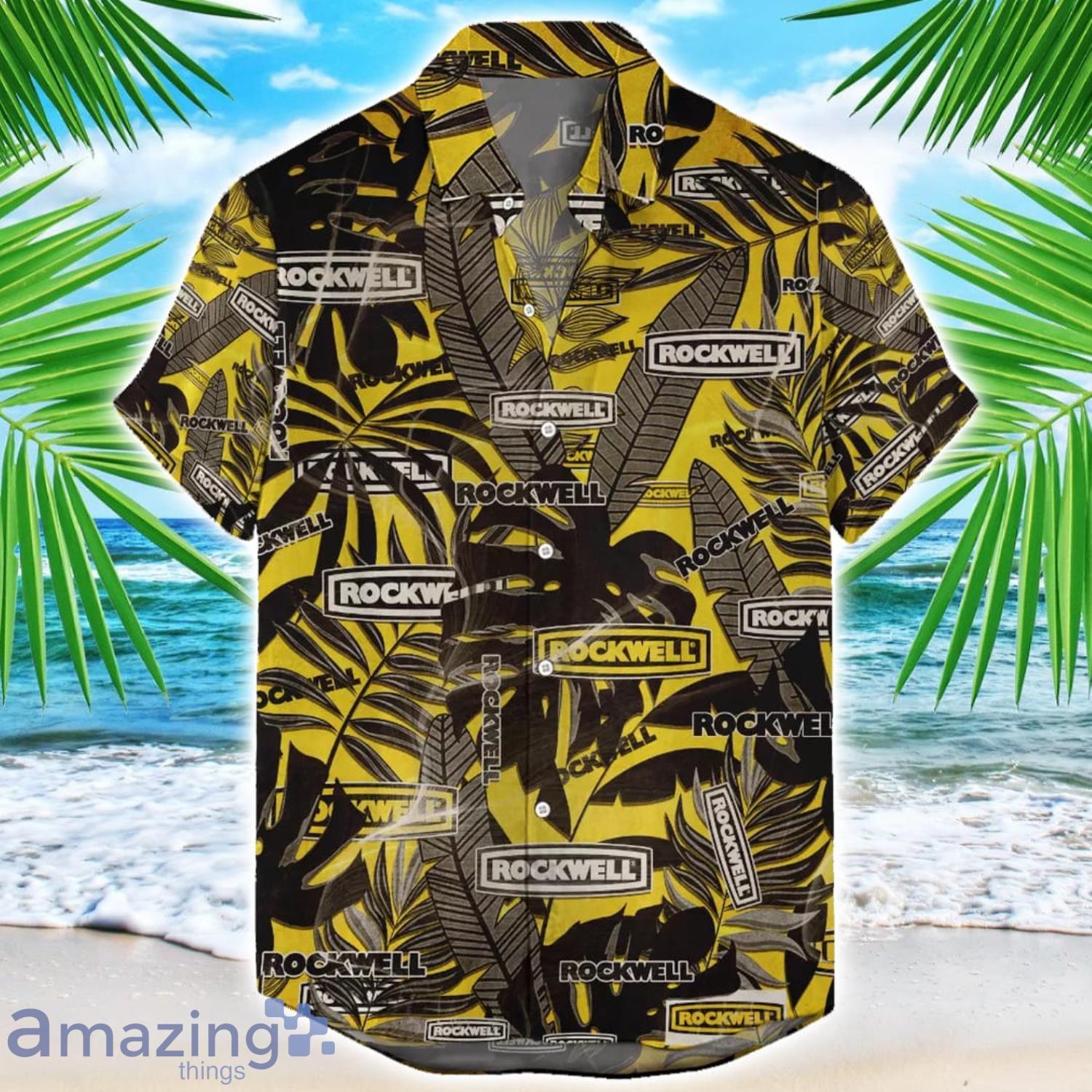 Rockwell Tools Retro Logo Hawaiian Shirt For Men And Women Summer Gift image Rockwell Tools Retro Logo Hawaiian Shirt For Men And Women Summer Gift Product Photo 1