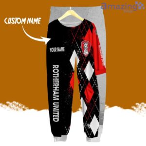 Rotherham United Logo Brand Long Pant 3D Printed Flattering Figure Custom Name Gift image Rotherham United Logo Brand Long Pant 3D Printed Flattering Figure Custom Name Gift Product Photo 3