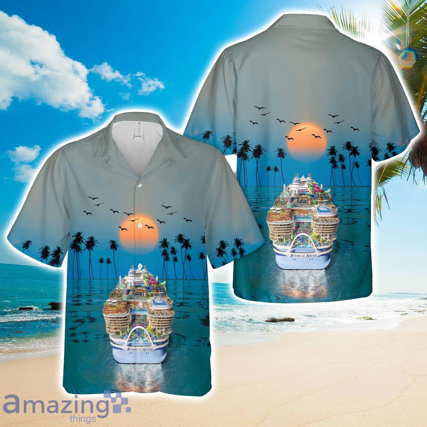 Royal Caribbean International Icon of the Seas Hawaiian Shirt Gift image Royal Caribbean International Icon of the Seas Hawaiian Shirt Gift Product Photo 1