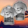 Royal Navy HMS Bellona (63) In Omaha Beach 3D Hawaiian Shirt