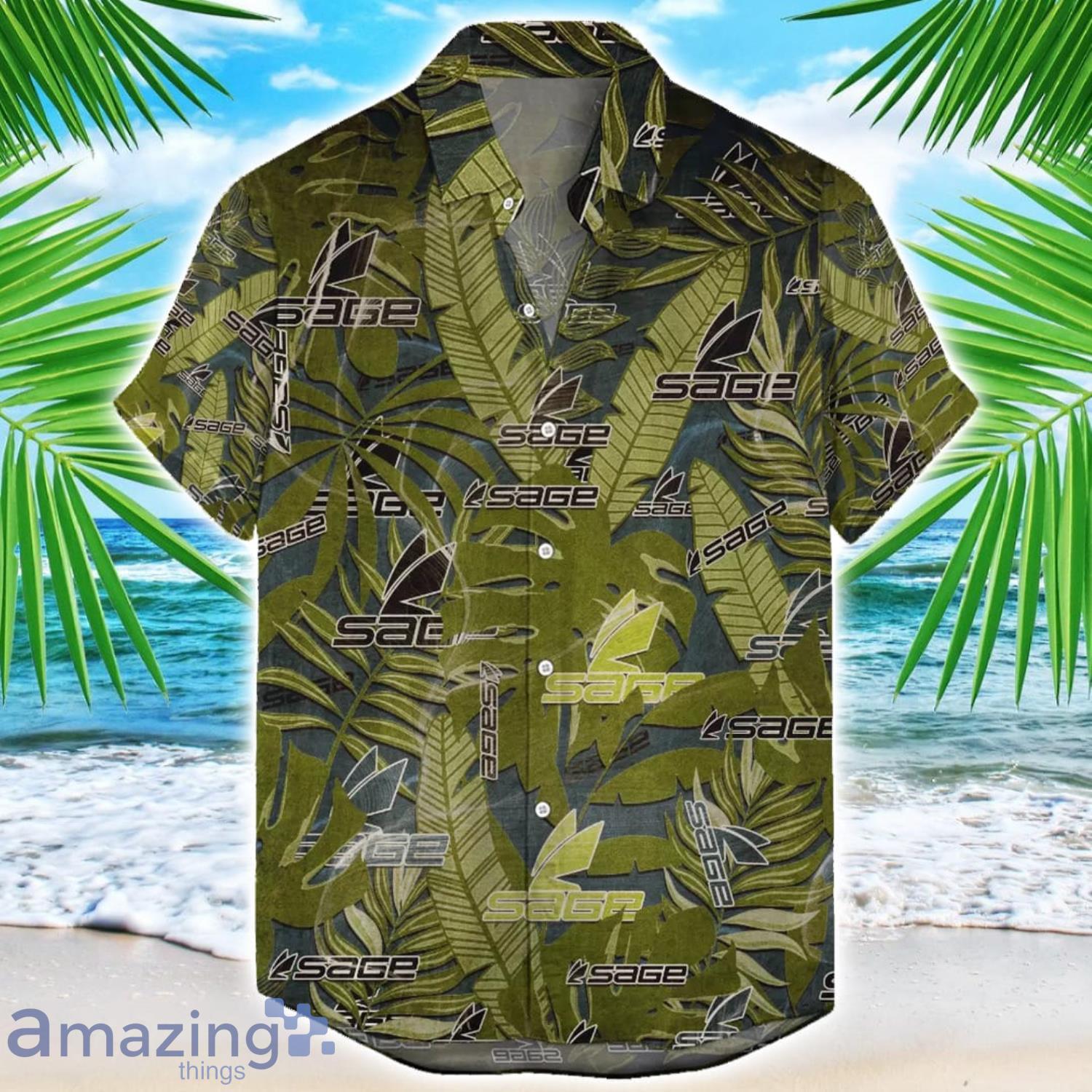Sage Fly Fishing Fishing Retro Logo Hawaiian Shirt For Men And Women Summer Gift image Sage Fly Fishing Fishing Retro Logo Hawaiian Shirt For Men And Women Summer Gift Product Photo 1
