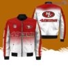 San Francisco 49ers AOP Sleeve Pocket Bomber Jacket Hot Style 3D Printing