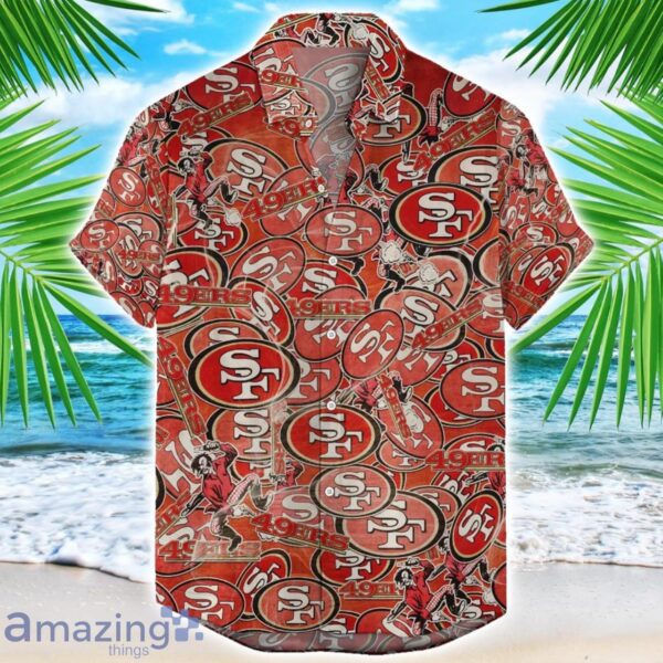 San Francisco 49ers NFL Team Logo 3D Hawaiian Shirt Limited For Sports Fans Product Photo 1