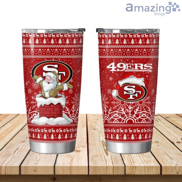 San Francisco 49ers Santa Tumbler 20oz Product Photo 1