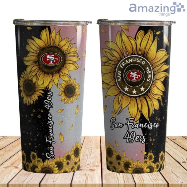 San Francisco 49ers Sunflowers Tumbler 30 oz Product Photo 1