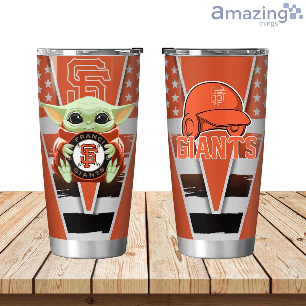 San Francisco Giants Baby Yoda Travel Tumbler 20oz image San Francisco Giants Baby Yoda Travel Tumbler 20oz Product Photo 1