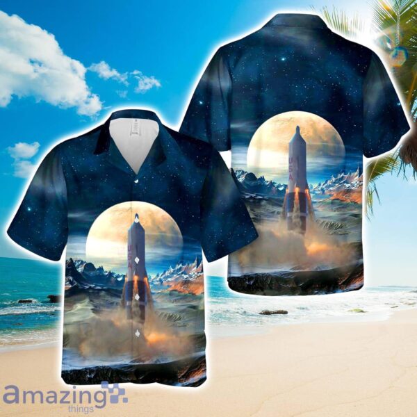 Sea Dragon Rocket Hawaiian Shirt 3D Print Product Photo 1