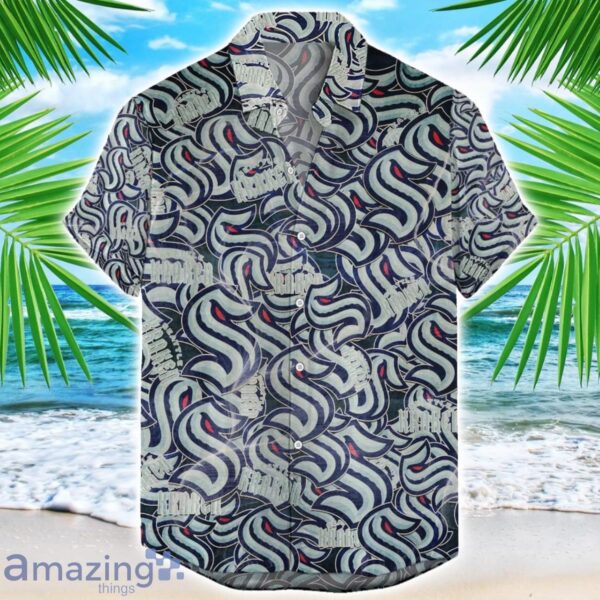 Seattle Kraken 3D Printing NHL Team Logo Hawaiian Shirt Unique Gift For Fans Product Photo 1